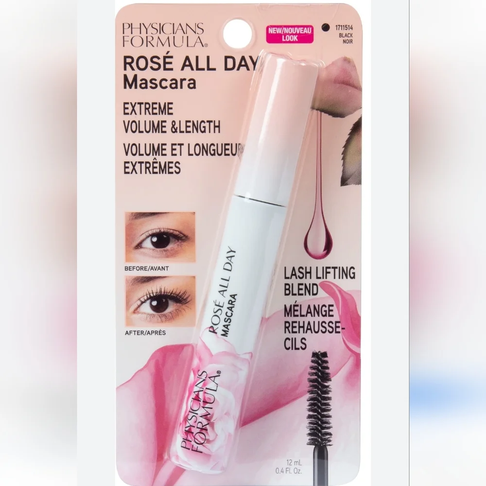 Physicians Formula Rosé All Day Mascara Black Volumizing, Hypoallergenic